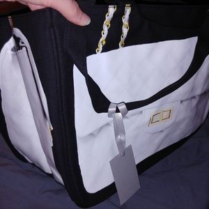 Canvas Tote with handbag design